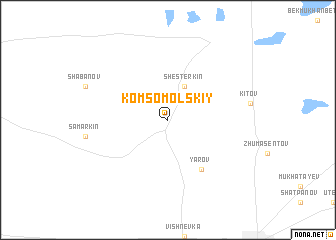 map of Komsomol\