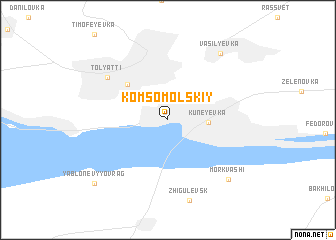 map of Komsomol\