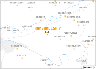 map of Komsomol\