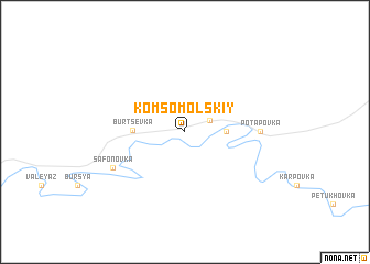 map of Komsomol\