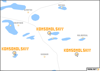 map of Komsomol\