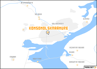 map of Komsomol\