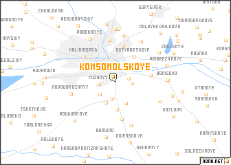 map of Komsomol\