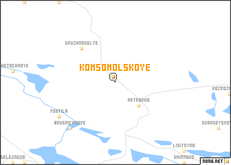 map of Komsomol\