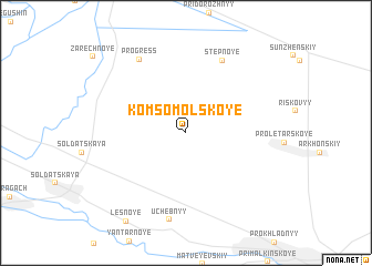 map of Komsomol\