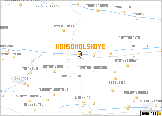 map of Komsomol\