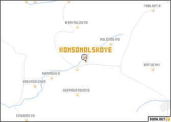 map of Komsomol\