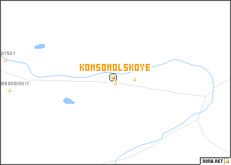 map of Komsomol\