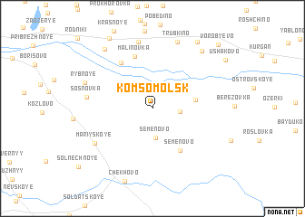 map of Komsomol\