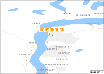 map of Komsomol\