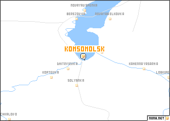 map of Komsomol\