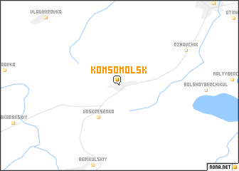 map of Komsomol\