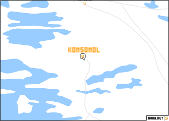 map of Komsomol