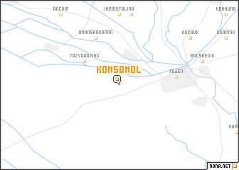 map of Komsomol