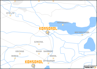 map of Komsomol