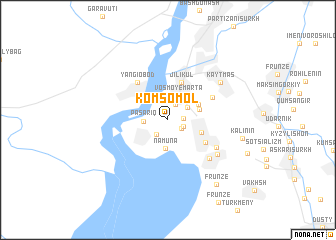 map of Komsomol