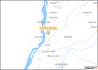 map of Komsomol