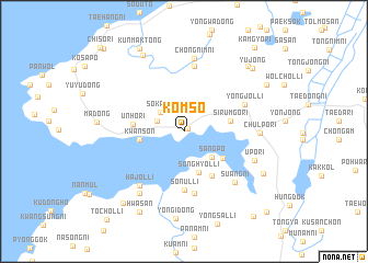 map of Komso