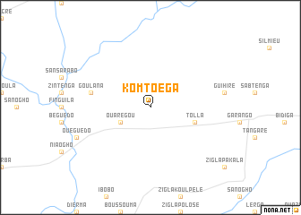 map of Komtoéga