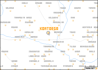 map of Komtoega