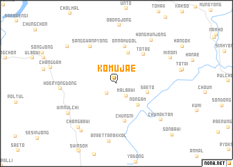 map of Komujae