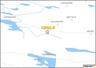 map of Komula