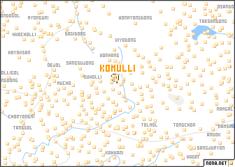 map of Kŏmul-li