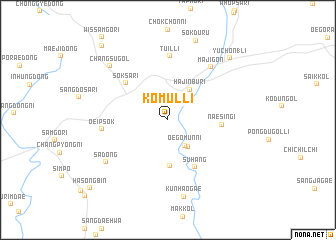 map of Kŏmul-li