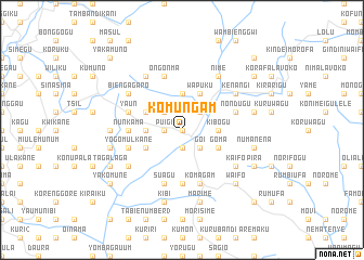 map of Komungam