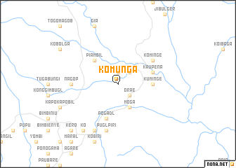 map of Komunga