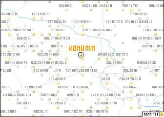 map of Komunin