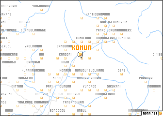 map of Komun