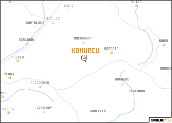 map of Kömürcü