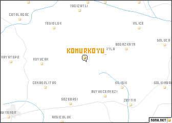 map of Kömürköyü