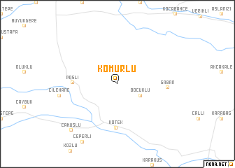 map of Kömürlü