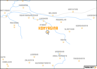 map of Komyagina