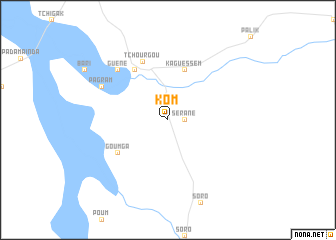 map of Kom