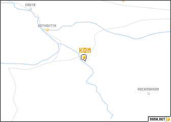 map of Kom