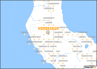 map of Konaékeun