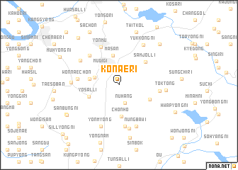 map of Konae-ri