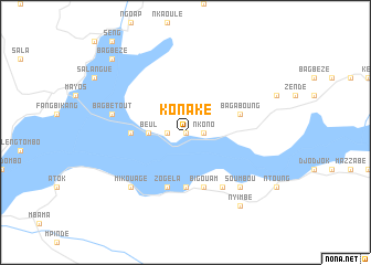 map of Konaké