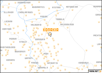 map of Konákia