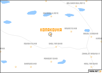 map of Konakovka