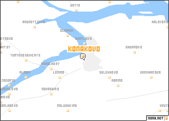 map of Konakovo