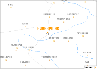 map of Konakpınar