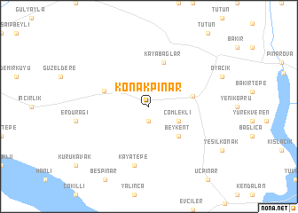 map of Konakpınar