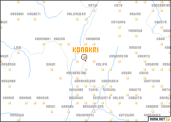 map of Konakri