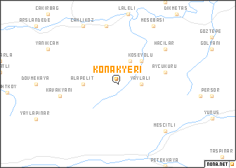 map of Konakyeri