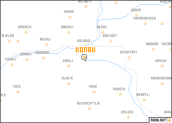 map of Konak