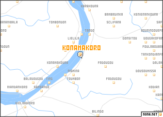 map of Konama Koro